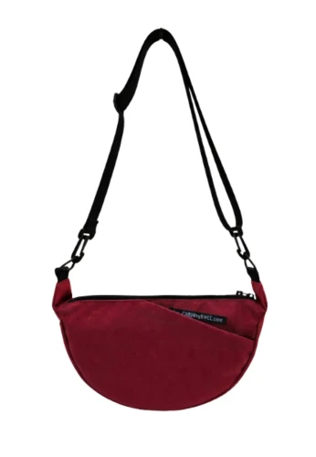 Kolor BURGUNDY torby HALF MOON
