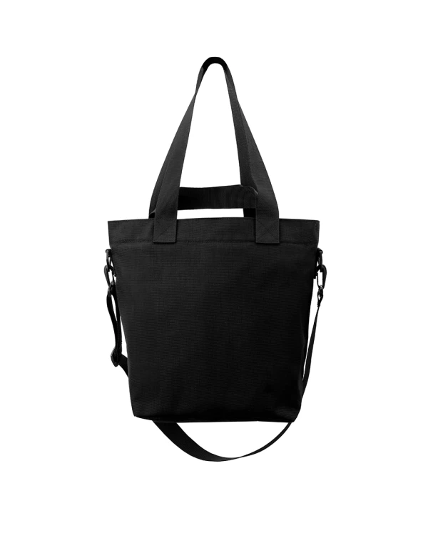 mała elegancka pojemna czarna torba miejska z kieszeniami z cordury cargo by owee