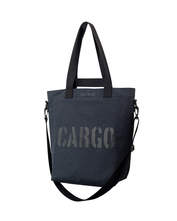 czarna odblaskowa pojemna torba z cordury cargo by owee