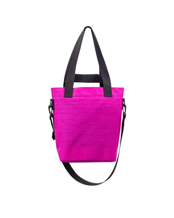 mała fioletowa magenta wytrzymała torba miejska z cordury cargo by owee