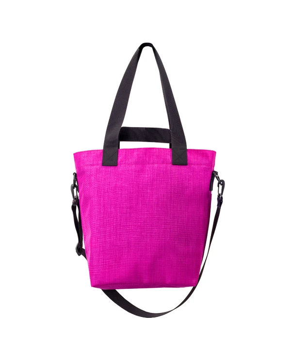 mała fioletowa magenta wytrzymała torba miejska z cordury cargo by owee