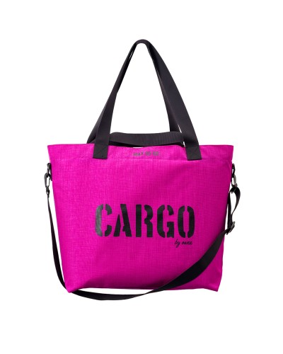 duża fioletowa magenta pojemna wytrzymała torba miejska z cordury cargo by owee