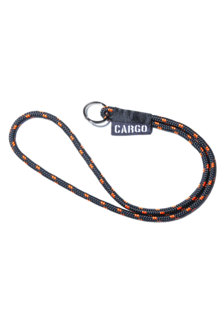 Smycz do kluczy CLASSIC CARGO by OWEE czarno-pomarańczowa smycz na klucze.png