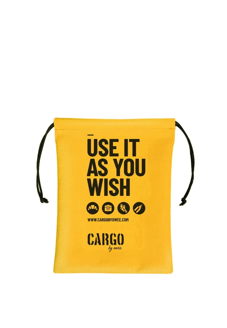 WISH Yellow MEDIUM Drawstring Sack