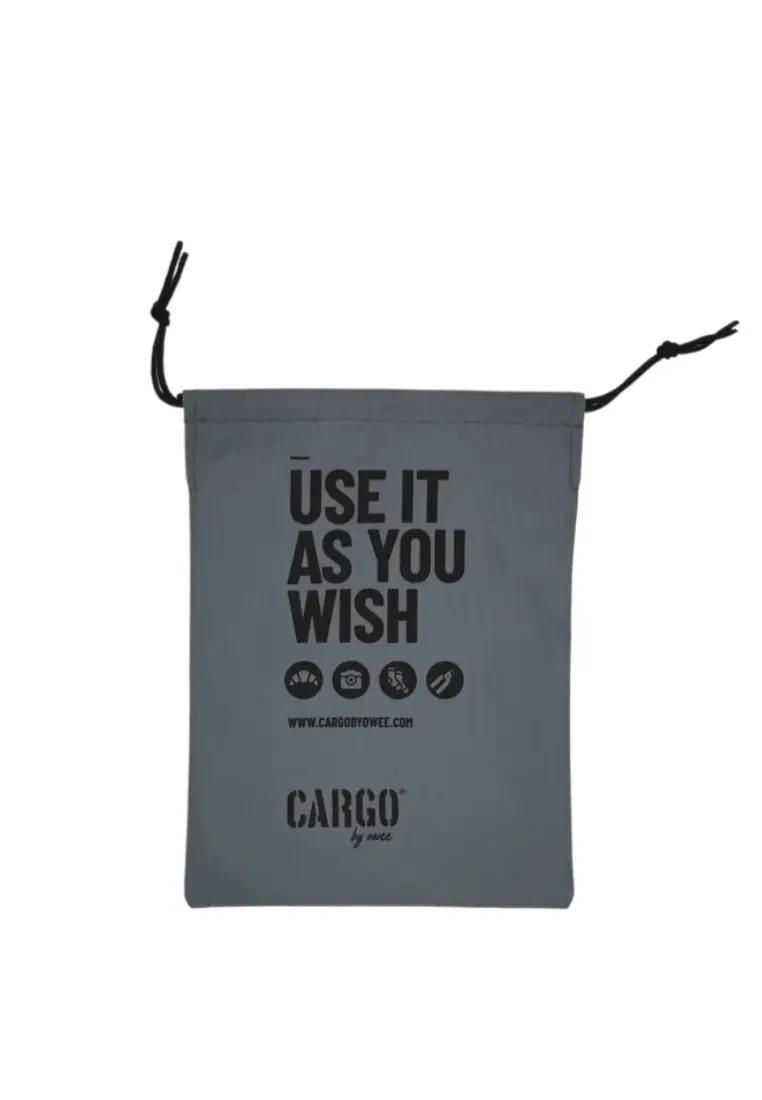 WISH Grey MEDIUM Drawstring Sack