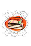 organizer do torebki pomaranczowe serce torby CARGO by OWEE.png