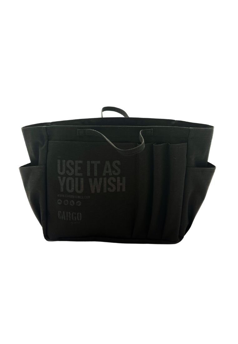 Black “BAG HEART” Bag Organizer