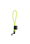 Krótka smycz - brelok NEON YELLOW
