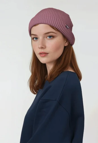 Czapka Beanie Fisherman HIBISCUS ROSE.webp