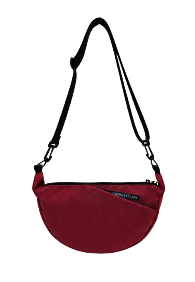Torba HALF MOON burgundy SMALL