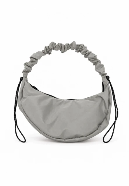 CARGO SCRUNCH SMALL LIGHT GREY — widok z przodu