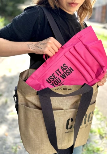 Organizer SERCE TORBY pink CARGO by OWEE – przykład użycia