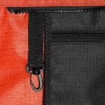 mała pomarańczowa pojemna torba miejska z cordury CARGO by OWEE karabińczyk na klucze