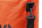 mała pomarańczowa pojemna torba miejska z cordury CARGO by OWEE długi odpinany pas