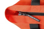 mała pomarańczowa pojemna torba miejska z cordury CARGO by OWEE mocny zamek