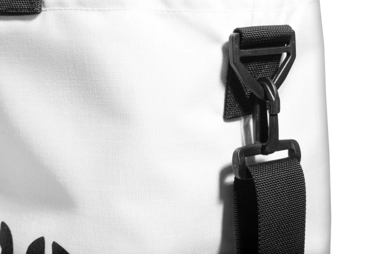 biała pojemna wytrzymała torba miejska z cordury cargo by owee długi odpinany pas
