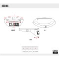 mała żółta nerka z cordury cargo by owee rysunek techniczny