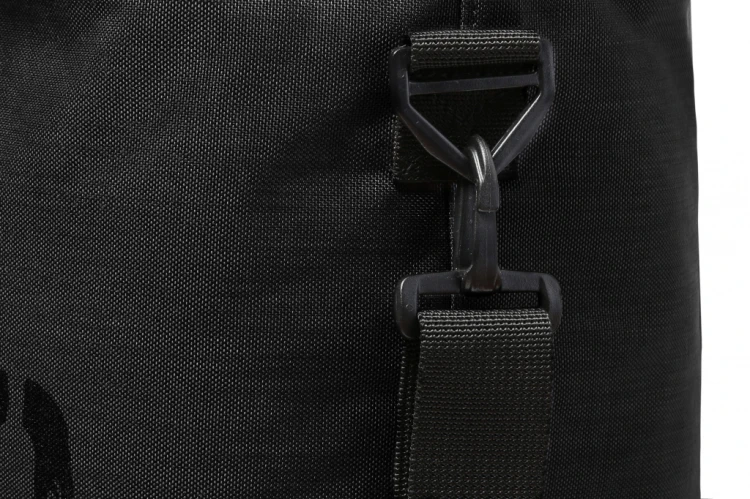 mała elegancka pojemna czarna torba miejska z kieszeniami z cordury cargo by owee długi odpinany pas