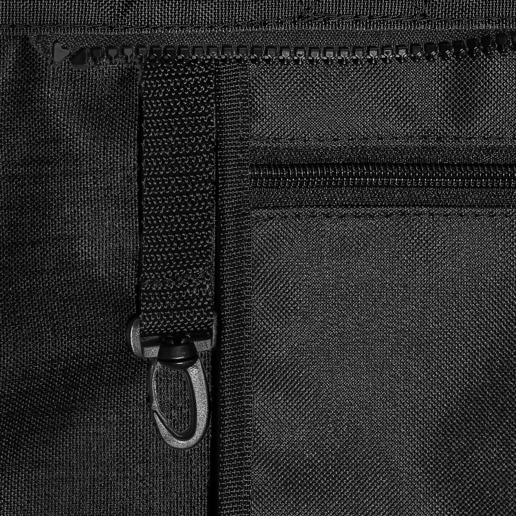 mała elegancka pojemna czarna torba miejska z kieszeniami z cordury cargo by owee karabińczyk na klucze