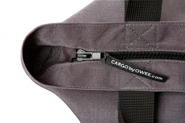 mała szara miejska torba z cordury cargo by owee mocny zamek