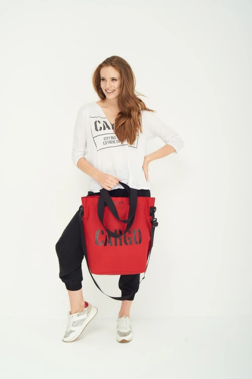 czerwona torba CARGO by OWEE