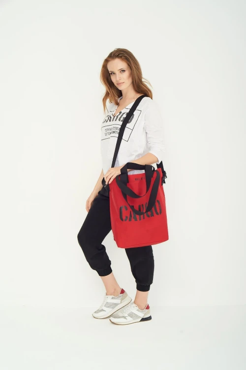 czerwona torba CARGO by OWEE