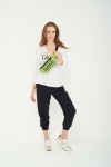 kobieta z małą zieloną limonkową nerką z cordury cargo by owee