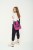 kobieta z małą fioletową magenta wytrzymałą torbą miejską z cordury cargo by owee