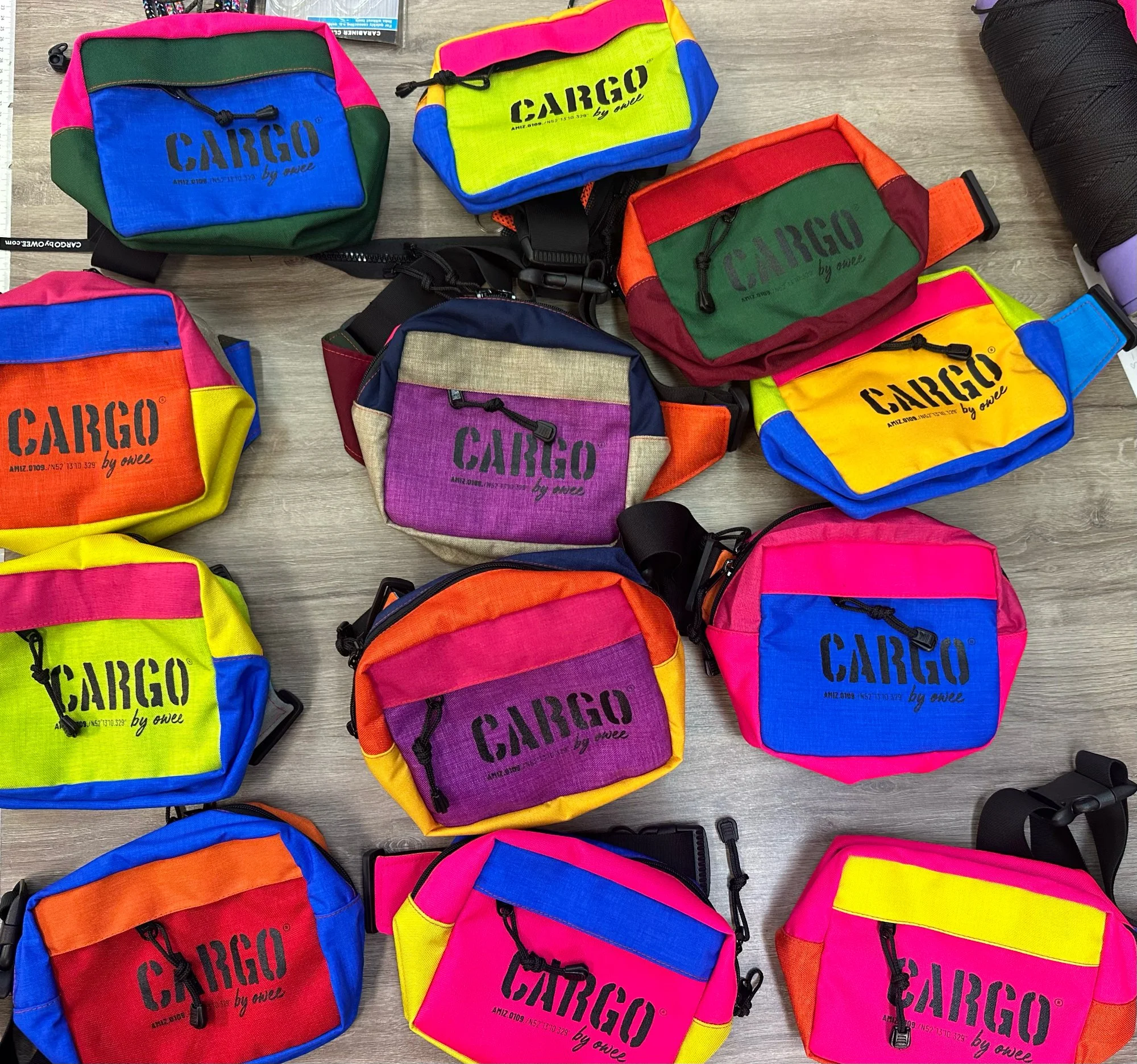 nerka zero waste cargo by owee przykładowe zestawienie kolorów 1