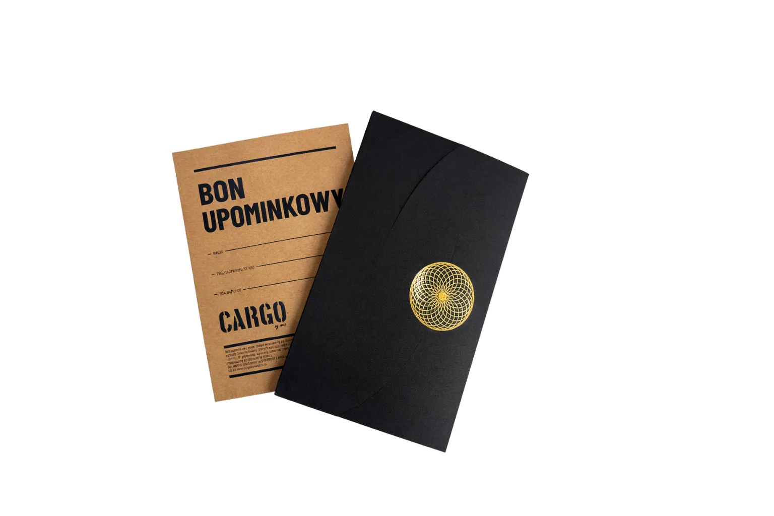 Drukowany bon upominkowy CARGO